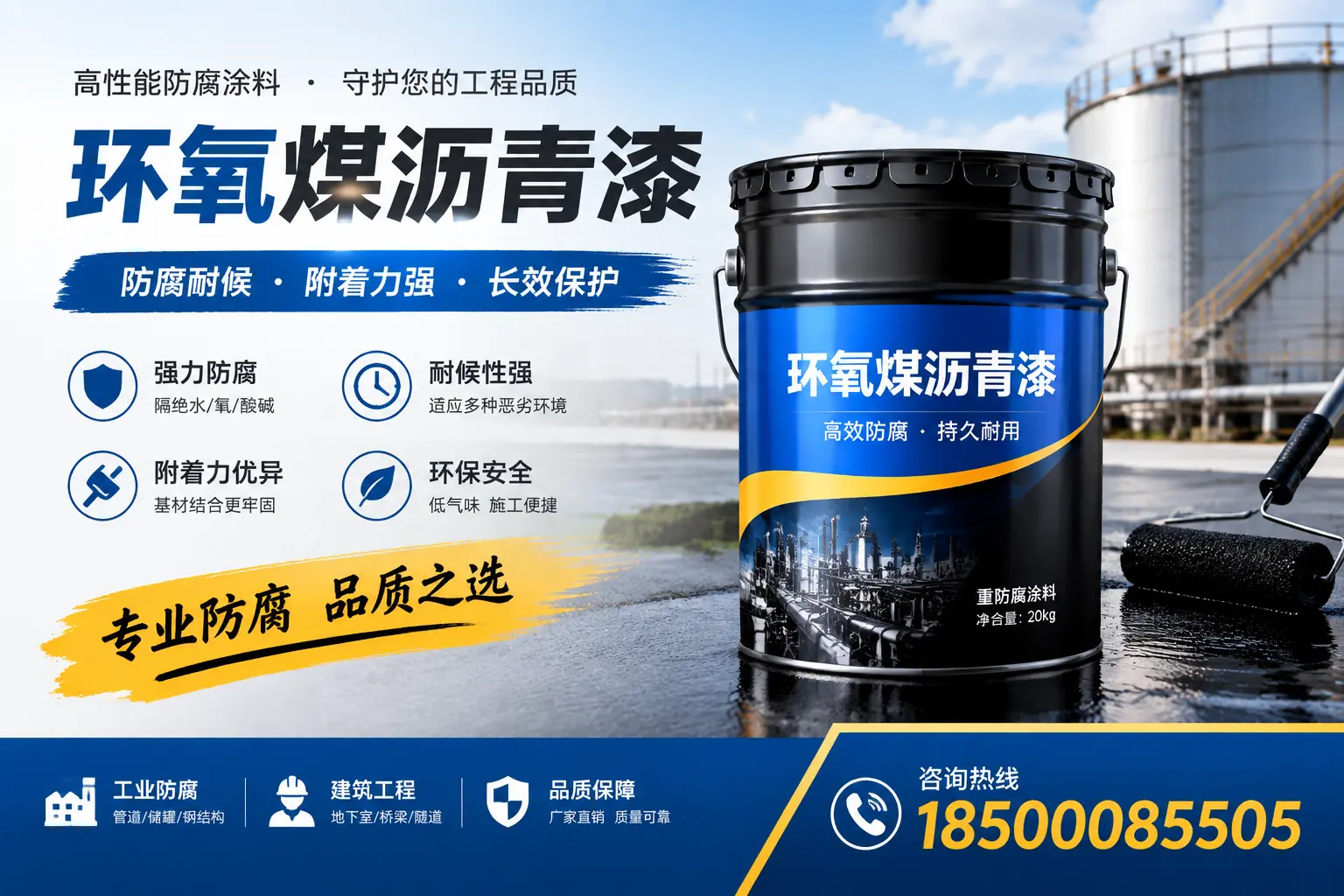 如何选择适合的环氧煤沥青漆？鞍山市场选型指南
