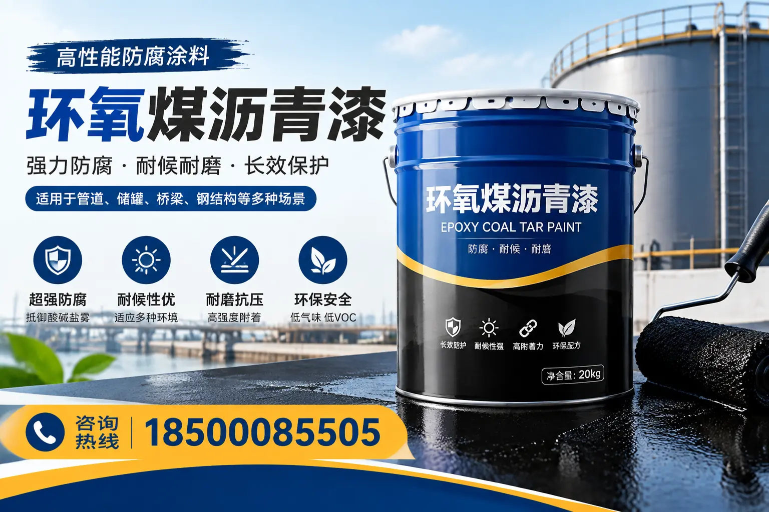 环氧煤沥青漆的施工步骤详解，鞍山装修必备知识